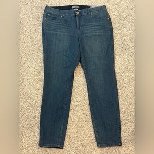 Torrid Dark Blue Skinny Jeans